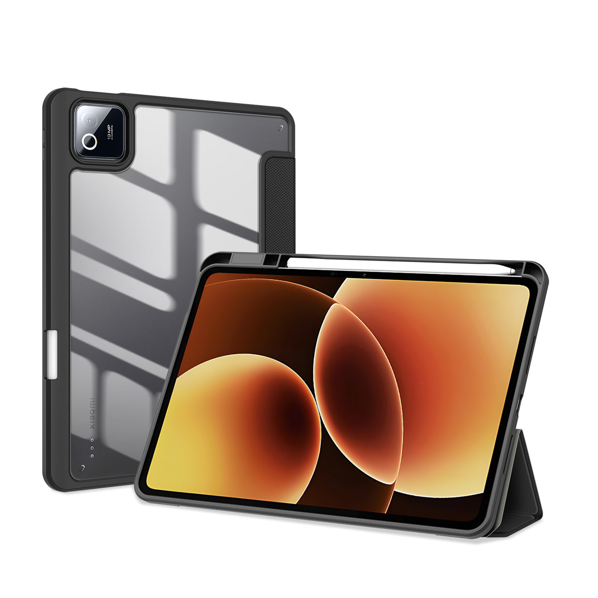 DUX DUCIS For Xiaomi Poco Pad X1 / Pad 8 Pro / Pad 8 / Pad 7 Pro / Pad 7 Case  TOBY Series Tri-fold Stand PU Leather Tablet Cover