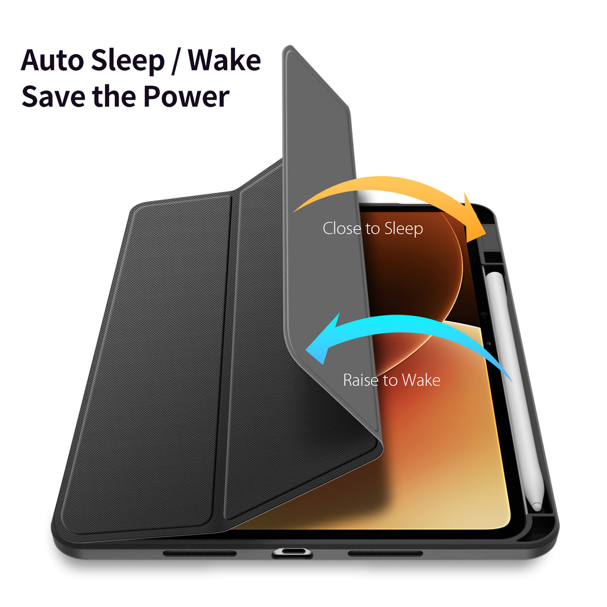 DUX DUCIS For Xiaomi Poco Pad X1 / Pad 8 Pro / Pad 8 / Pad 7 Pro / Pad 7 Case  TOBY Series Tri-fold Stand PU Leather Tablet Cover