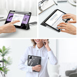 DUX DUCIS For Xiaomi Poco Pad X1 / Pad 8 Pro / Pad 8 / Pad 7 Pro / Pad 7 Case  TOBY Series Tri-fold Stand PU Leather Tablet Cover