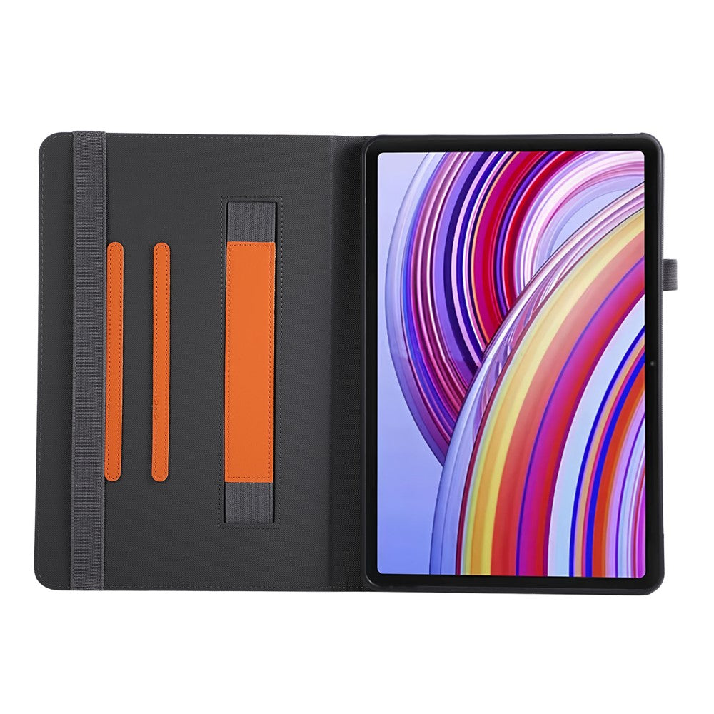 Tablet Case For Xiaomi Redmi Pad Pro  /  Pad Pro 5G  /  Poco Pad 4G Foldable Stand Leather Cover with Handheld Wristband