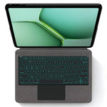 For vivo Pad5e Leather Case + Touchpad Bluetooth-Compatible Keyboard (without Backlit)