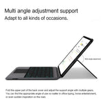 For vivo Pad5e Leather Case + Touchpad Bluetooth-Compatible Keyboard (without Backlit)