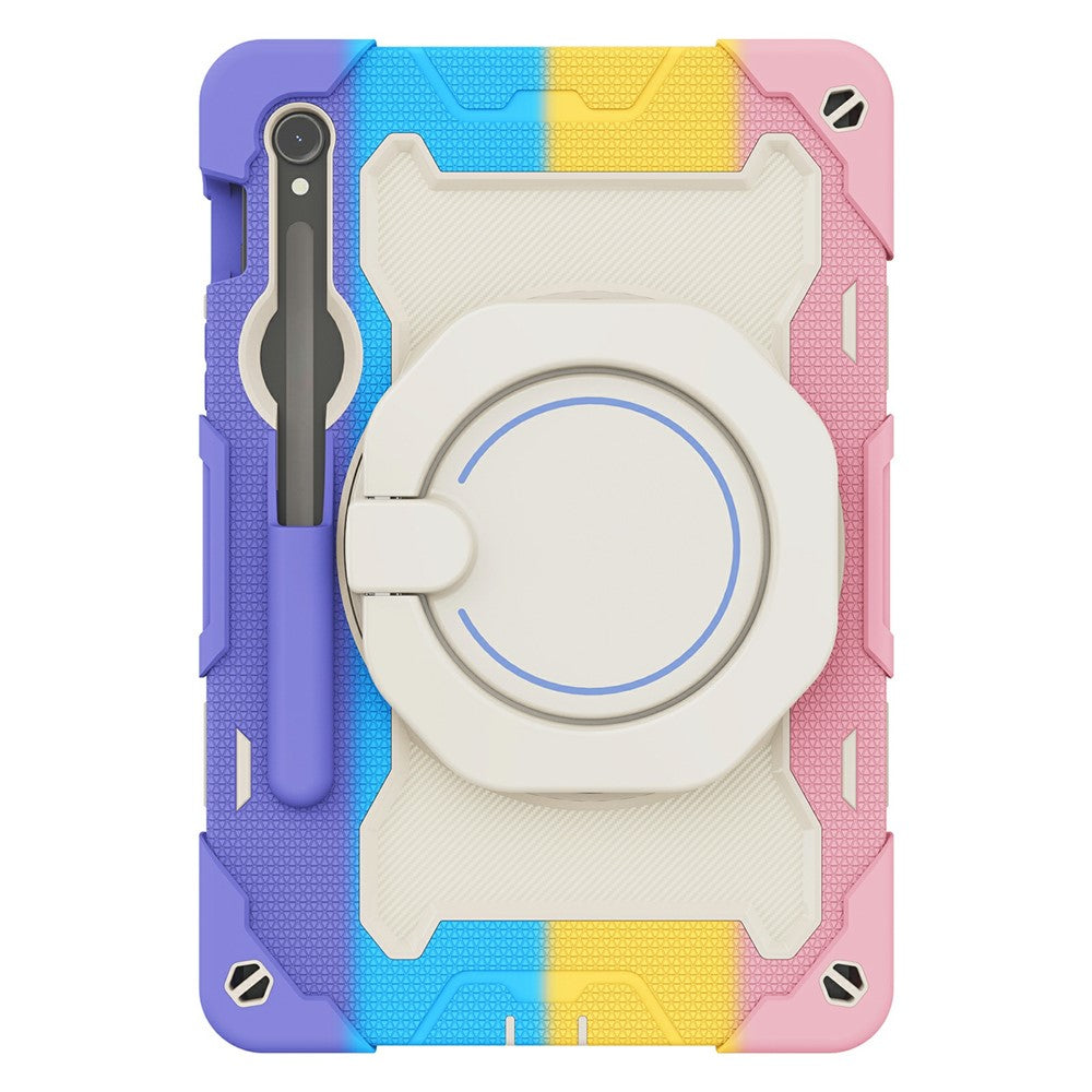 Støtteben Cover til Samsung Galaxy Tab S10 Lite / S9 FE / S9 PC + Silikone Stødsikkert Robust Tablet Cover