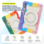 Støtteben Cover til Samsung Galaxy Tab S10 Lite / S9 FE / S9 PC + Silikone Stødsikkert Robust Tablet Cover