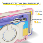 Støtteben Cover til Samsung Galaxy Tab S10 Lite / S9 FE / S9 PC + Silikone Stødsikkert Robust Tablet Cover