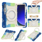 Støtteben Cover til Samsung Galaxy Tab S10 Lite / S9 FE / S9 PC + Silikone Stødsikkert Robust Tablet Cover
