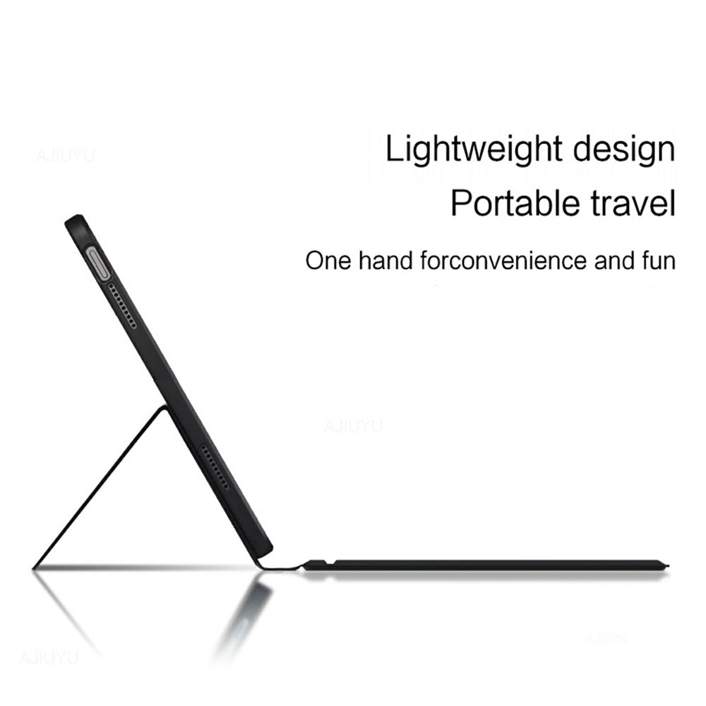 For Huawei MatePad 11.5 S (2026) / (2025) / (2024) Leather Case + Touchpad Bluetooth-Compatible Keyboard with Backlit
