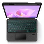 For Huawei MatePad 11.5 S (2026) / (2025) / (2024) Leather Case + Bluetooth-Compatible Keyboard with Backlight Trackpad