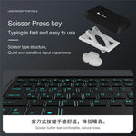 For Huawei MatePad 11.5 S (2026) / (2025) / (2024) Leather Case + Bluetooth-Compatible Keyboard with Backlight Trackpad