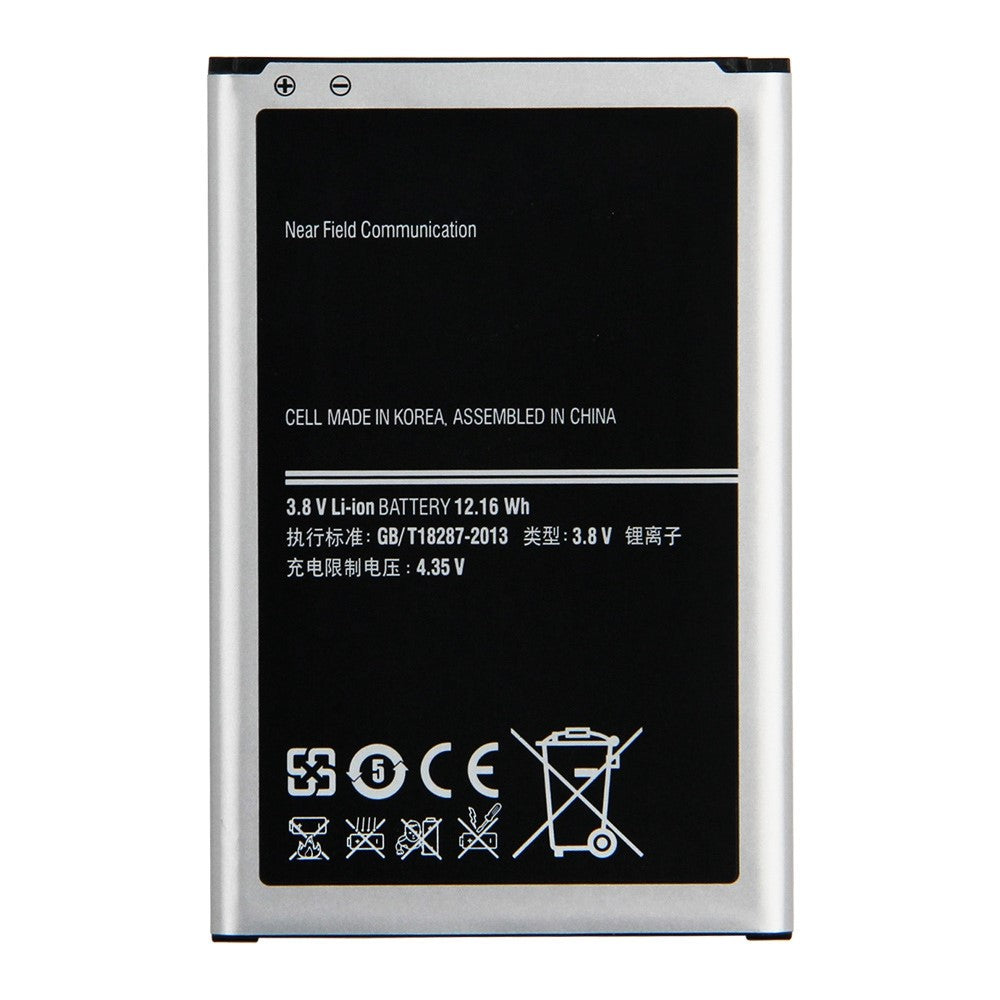 For Samsung Galaxy Note 3 N9005 3.8V 3200mAh Li-ion Polymer Battery Phone Part (Encode: B800BC B800BU B800BE) (without Logo)