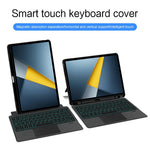 For Xiaomi Poco Pad M1 Leather Case + Bluetooth-Compatible Keyboard with Backlight Trackpad