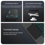 For Xiaomi Poco Pad M1 Leather Case + Bluetooth-Compatible Keyboard with Backlight Trackpad