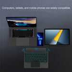 For Xiaomi Poco Pad M1 Leather Case + Bluetooth-Compatible Keyboard with Backlight Trackpad