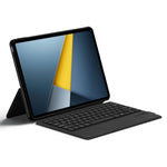 For Xiaomi Poco Pad M1 Leather Case + Touchpad Bluetooth-Compatible Keyboard (without Backlit)