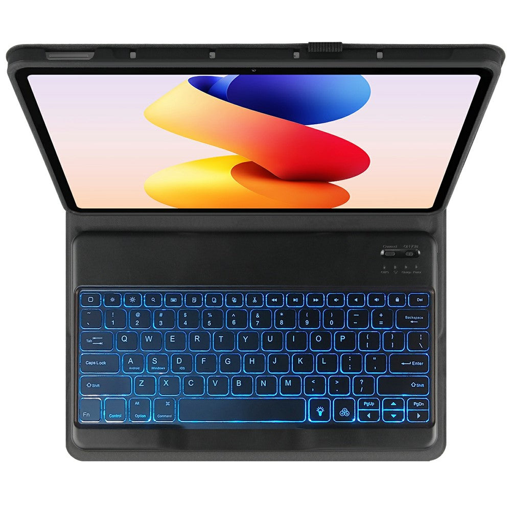 For Xiaomi Redmi Pad 2 Pro Case Stand PU Leather Tablet Cover (without Keyboard)