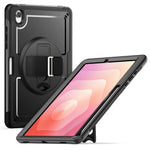 Til Samsung Galaxy Tab S11 Cover Håndstrop Stander PC + TPU Tablet Cover med Blyantholder