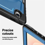 For Samsung Galaxy Tab S11 Case Hand Band Kickstand PC + TPU Tablet Cover with Shoulder Strap and Pencil Holder