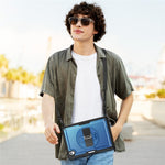For Samsung Galaxy Tab S11 Case Hand Band Kickstand PC + TPU Tablet Cover with Shoulder Strap and Pencil Holder