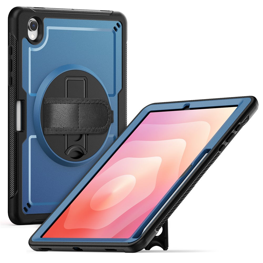 Tablet Case For Samsung Galaxy Tab S11 Kickstand PC + TPU Cover with Hand Strap