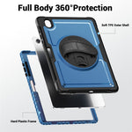Tablet Case For Samsung Galaxy Tab S11 PC + TPU Cover with Hand Strap and Shoulder Strap