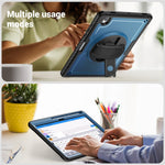 Tablet Case For Samsung Galaxy Tab S11 PC + TPU Cover with Hand Strap and Shoulder Strap