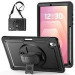 Tablet Case For Samsung Galaxy Tab S11 PC + TPU Cover with Hand Strap and Shoulder Strap