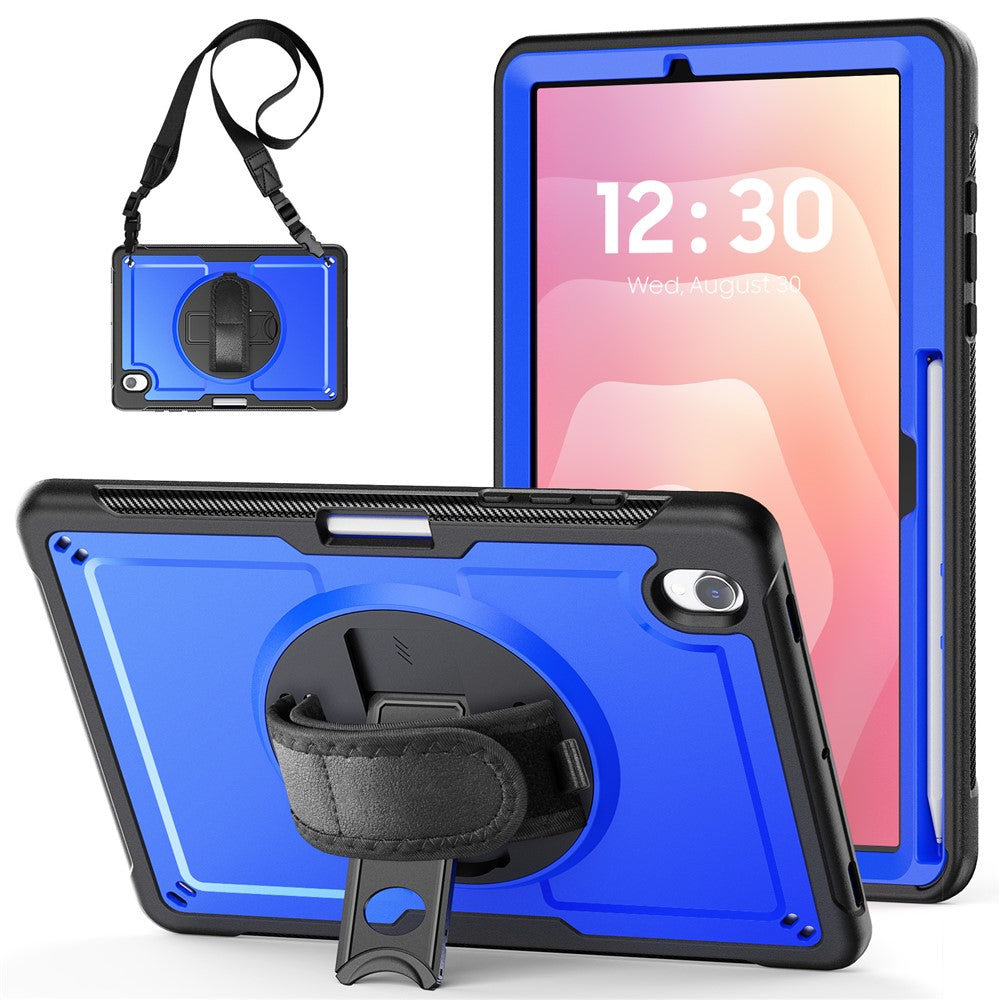 Tablet Case For Samsung Galaxy Tab S11 PC + TPU Cover with Hand Strap and Shoulder Strap
