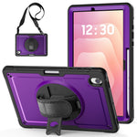 Tablet Case For Samsung Galaxy Tab S11 PC + TPU Cover with Hand Strap and Shoulder Strap