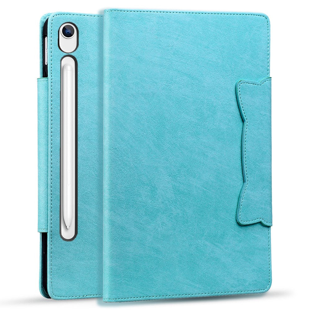 Tabletcover til Samsung Galaxy Tab S10 Lite / Tab S10 FE / Tab S9 FE Katte-spændelukning Læder Beskyttende Stativ Cover