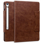 Tabletcover til Samsung Galaxy Tab S10 Lite / Tab S10 FE / Tab S9 FE Katte-spændelukning Læder Beskyttende Stativ Cover