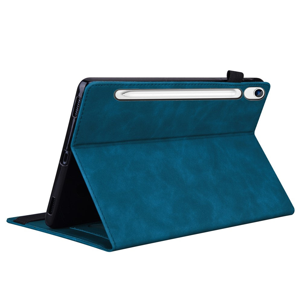Tabletcover til Samsung Galaxy Tab S10 Lite / Tab S10 FE / Tab S9 FE beskyttende folio-cover i PU-læder med kortholder