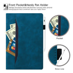 Tabletcover til Samsung Galaxy Tab S10 Lite / Tab S10 FE / Tab S9 FE beskyttende folio-cover i PU-læder med kortholder