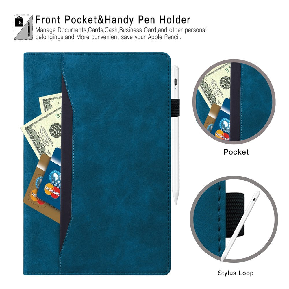 Tabletcover til Samsung Galaxy Tab S10 Lite / Tab S10 FE / Tab S9 FE beskyttende folio-cover i PU-læder med kortholder