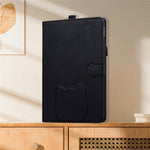 Tablet Case For Samsung Galaxy Tab S10 Lite / Tab S10 FE / Tab S9 FE Wallet Leather Stand Tablet Cover with Stylus Holder, 3D Effect Cat Pattern