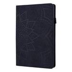 Tabletcover til Samsung Galaxy Tab S10 FE / Tab S9 FE / Tab S10 Lite med kortlommer, læder og blomstermønster