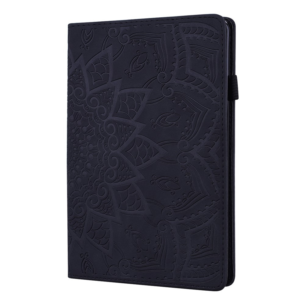 Tabletcover til Samsung Galaxy Tab S10 FE / Tab S9 FE / Tab S10 Lite med kortlommer, læder og blomstermønster