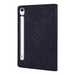 Tabletcover til Samsung Galaxy Tab S10 FE / Tab S9 FE / Tab S10 Lite med kortlommer, læder og blomstermønster