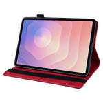 Til Samsung Galaxy Tab S11 Tablet Cover Kortlommer Læderetui Blomstermønster