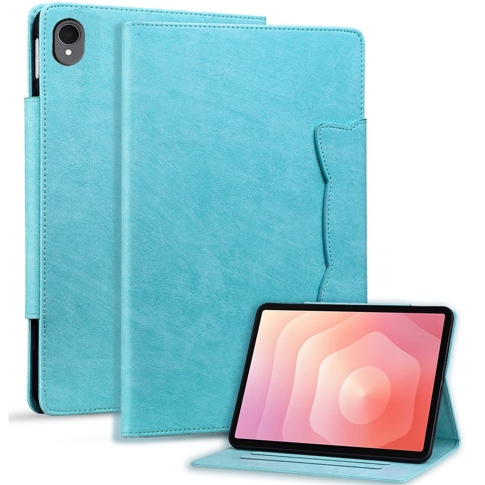 Til Samsung Galaxy Tab S11 Cover Kat Spænde Lukning Læder Beskyttelses Stående Cover