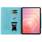 Til Samsung Galaxy Tab S11 Cover Kat Spænde Lukning Læder Beskyttelses Stående Cover