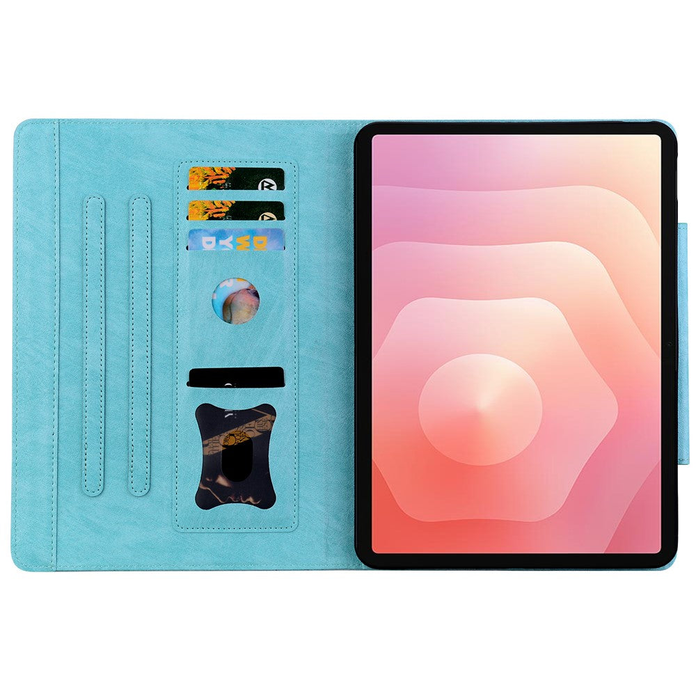 Til Samsung Galaxy Tab S11 Cover Kat Spænde Lukning Læder Beskyttelses Stående Cover