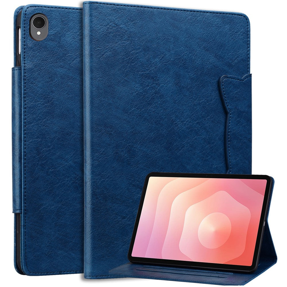 Til Samsung Galaxy Tab S11 Cover Kat Spænde Lukning Læder Beskyttelses Stående Cover
