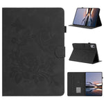 For Lenovo Tab M11 / Xiaoxin Pad 11 2024 Case Card Holder Stand Butterfly Floral Imprinted Leather Tablet Cover