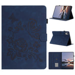 For Lenovo Xiaoxin Pad 11 2025 Case Card Holder Stand Butterfly Floral Imprinted Leather Tablet Cover