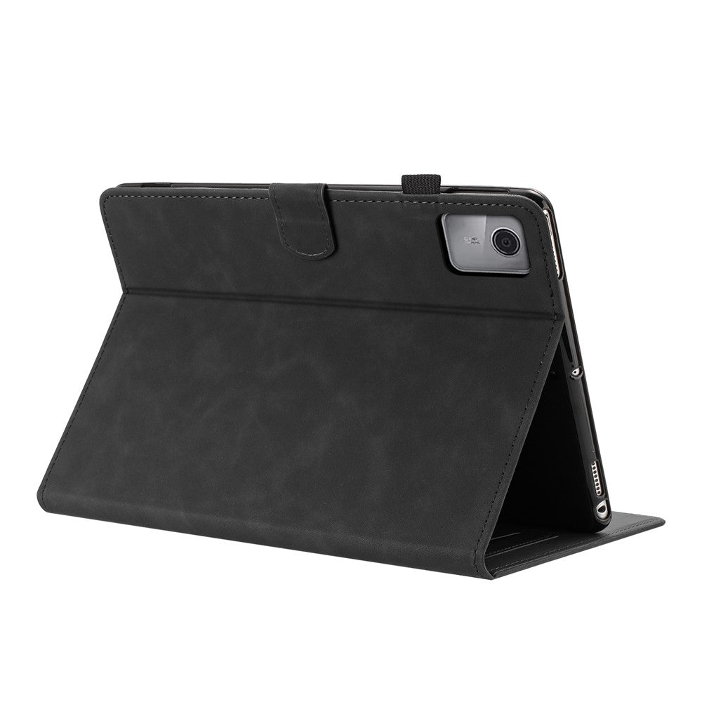 For Lenovo Xiaoxin Pad 12.1 (2025) Case Card Holder Stand Butterfly Floral Imprinted Leather Tablet Cover