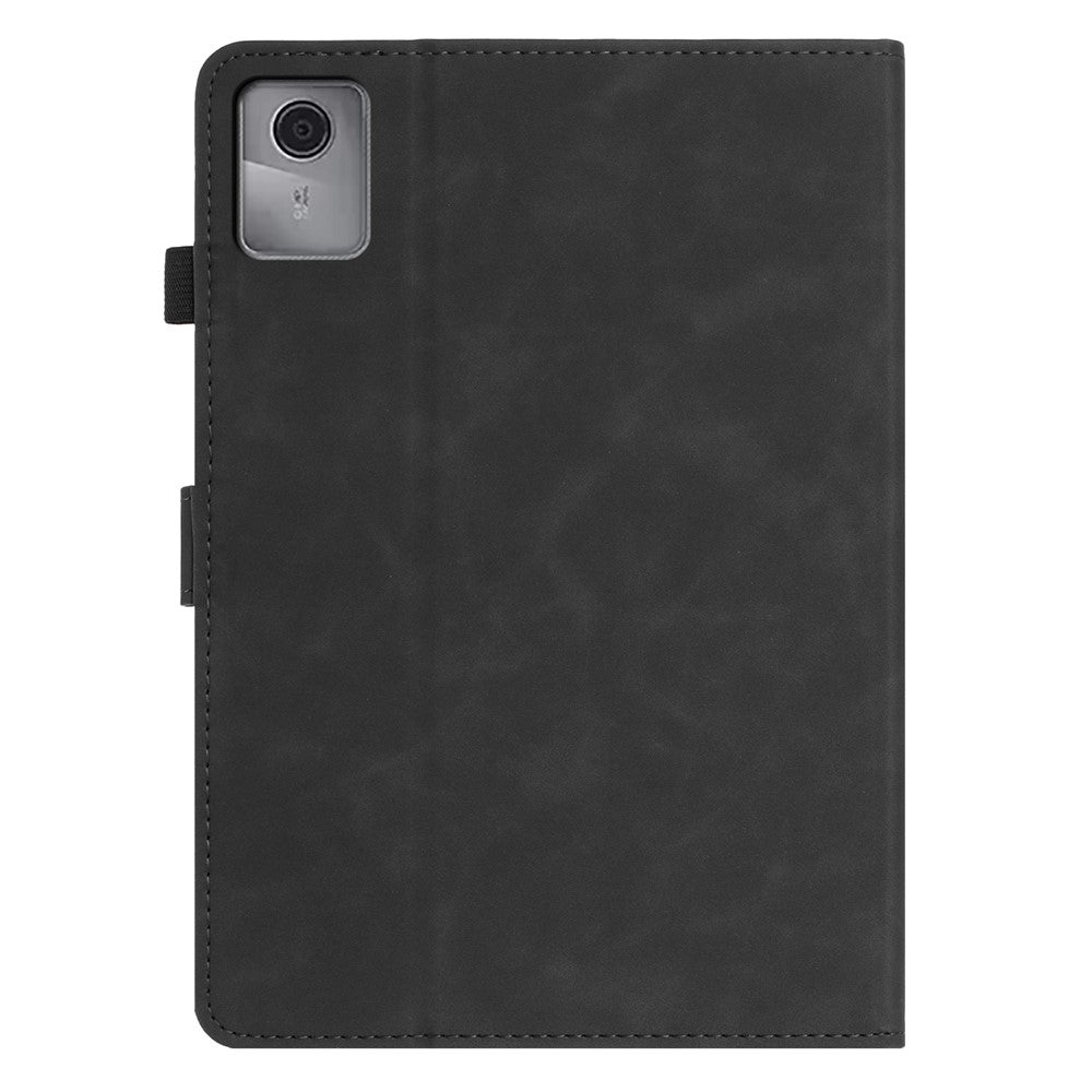 For Lenovo Xiaoxin Pad 12.1 (2025) Case Card Holder Stand Butterfly Floral Imprinted Leather Tablet Cover