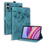 For Xiaomi Poco Pad M1 Case Card Slots Leather Tablet Stand Folio Cover Flower Cat