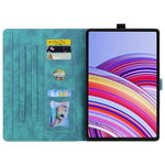 For Xiaomi Poco Pad M1 Case Card Slots Leather Tablet Stand Folio Cover Flower Cat