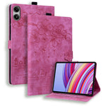 For Xiaomi Poco Pad M1 Case Card Slots Leather Tablet Stand Folio Cover Flower Cat