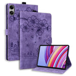 For Xiaomi Poco Pad M1 Case Card Slots Leather Tablet Stand Folio Cover Flower Cat
